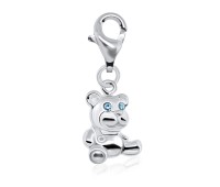 Chubby Bear Silver Charm CH-36